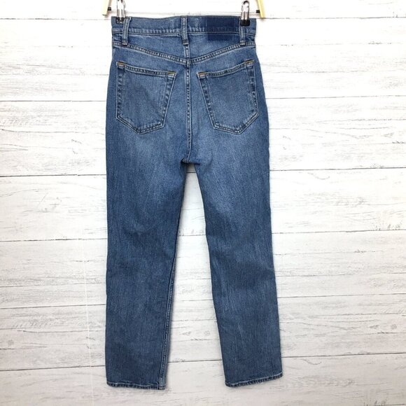 Abercrombie & Fitch Jeans The Ankle Straight Ultra High Rise Stretch size 25 - Picture 2 of 8